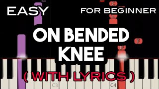 ON BENDED KNEE ( LYRICS ) - BOYZ II MEN | SLOW &amp; EASY PIANO