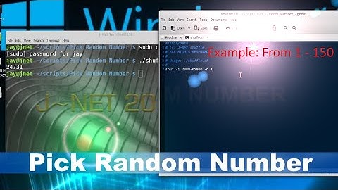 Linux Bash Shell Script To Pick A Random Number From And To Range