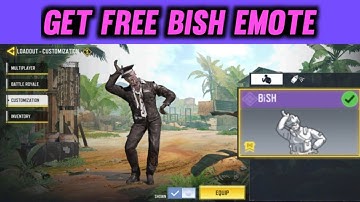 🤩🎊🔥How to Get Free BISH Emote in Call Of Duty Mobile !!cod mobile Free Emote🎉🔥🤩