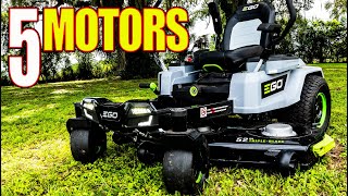 EGO Z6 Zero Turn Riding Lawn Mower Review [52inch 56 Volts]