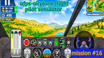 afps-airplane flight pilot simulator | mission #16 | saani games