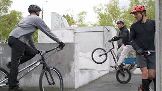 10th of May Minsk parkour park bike trials group ride