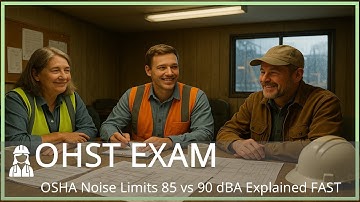 OHST Exam Prep: OSHA Noise Limits 85 vs 90 dBA Explained