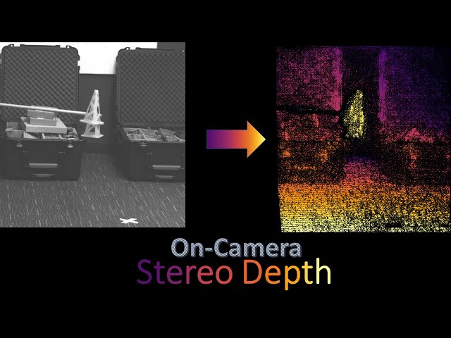 On-Camera Indoor Stereo Depth Demo Using Labforge Bottlenose Smart Camera