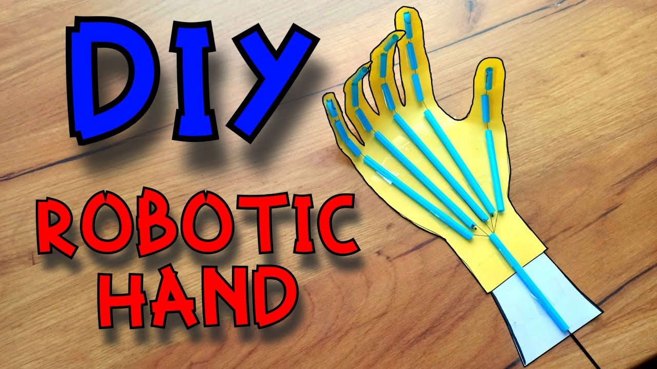 How To Make a Robotic Hand, DIY Paper Robot Hand