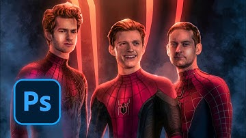 Peter Parkers ! Spider-Man Poster in Photoshop