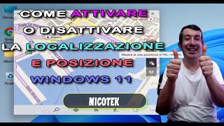 Come Attivare o disattivare e modificare la localizzazione e posizione Windows 11 screenshot 5