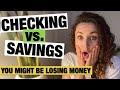 IMPORTANT DIFFERENCE BETWEEN CHECKING AND SAVINGS ACCOUNTS | Plus Free Fixes for Expensive Mistakes