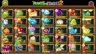 PLANTS VS ZOMBIES 2 | ALL PREMIUM PLANTS ABILITY & POWER-UPS. All Mastery Level in PvZ2