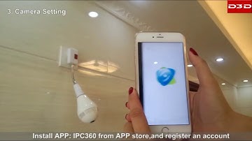 How to Install D3D Bulb Camera