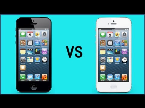 iPhone 5 : Black vs White
