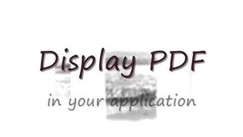 Display PDF on your App Free ActiveX (VB6 C++ .Net Delphi)