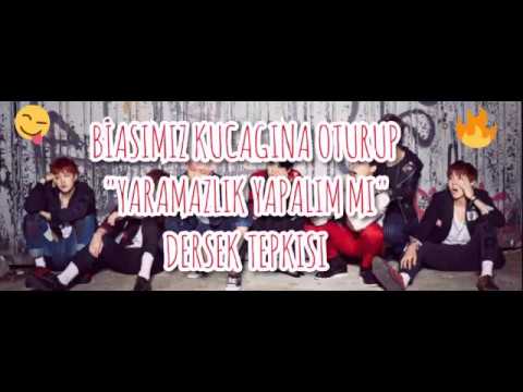 BTS TEPKİ [BİASIMIZ KUCAGINA OTURUP \