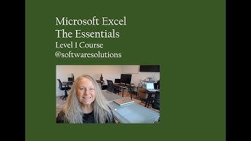 MS Excel - Level 1 - Video 7 Moving around a spreadsheet