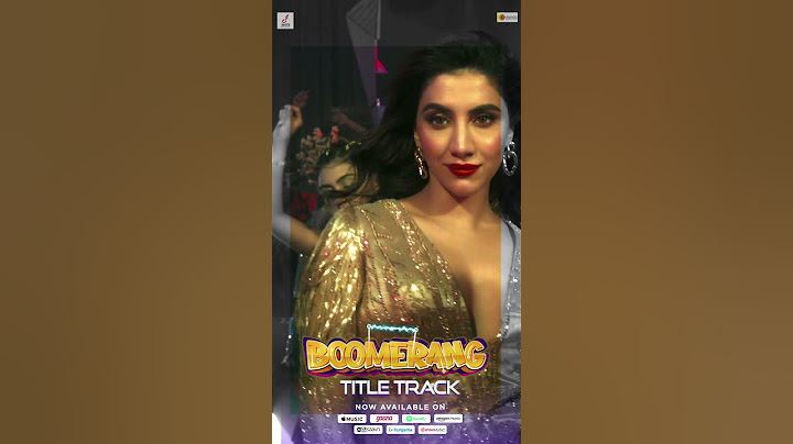Unleash the vibe of #Boomerang Title Track wherever you go! 🎧 #SongOutNow #JEET #Rukmini #7thJune