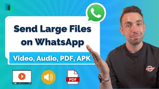 How to Send Large Files on WhatsApp iPhone & Android - Video, Audio, PDF, APK screenshot 4