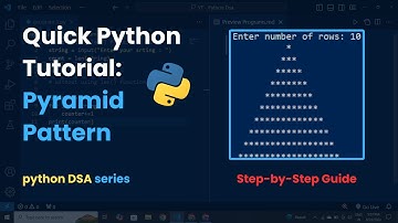 Create a Pyramid Pattern in Python: Under 2 Minutes!
