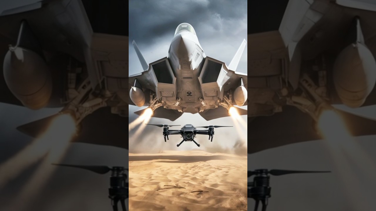 “Tiny Drone Crushed by Jet Force | AI Showdown”