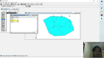 Cara Membuat Layout dengan File Peta.shp dan  Membuat Peta Manual Menggunakan ArcView GIS 3.3