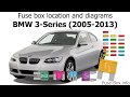 Fuse box location and diagrams: BMW 3-Series (E90/E91/E92/E93; 2005-2013)