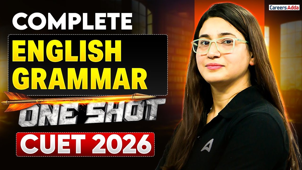 CUET English 2026 | Complete English Grammar in One Shot | CUET 2026 ...