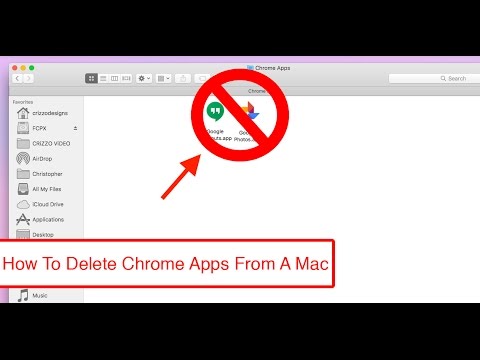 remove google chrome apps