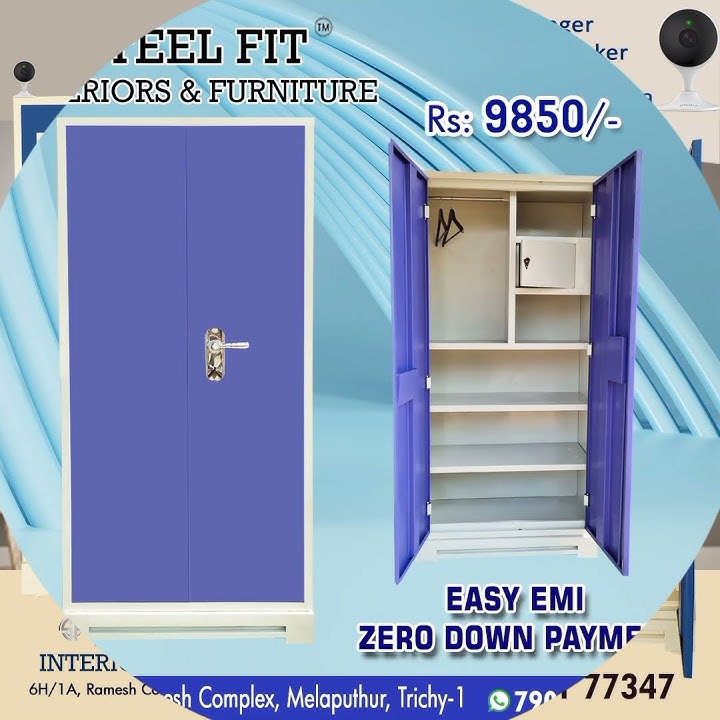 Steel Bero Collection in Reasonable Price @Trichy #bero #almirah #modernwardrobedesign #wardrobe