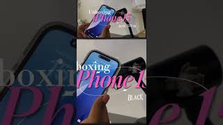 Unboxing iPhone 15💕 #smartphone #unboxing #techtok #tech #haul #iphone15unboxing