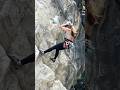 Hanging Beautiful girl on mountain