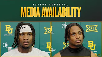 Baylor Football: Devyn Bobby and Kobe Prentice Media Availability, Oct. 14, 2025
