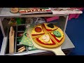 Melissa &amp; Doug Top &amp; Bake Wooden Pizza Counter Play Set  (41 Pcs) Toy Review #pizza #toy 