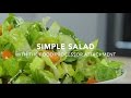 Quick easy and fresh simple salad with the kitchen aid food processor attachment