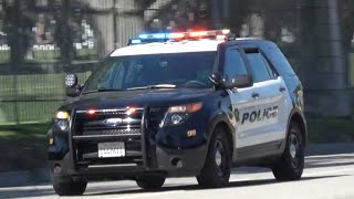UCLA Police Dept  & LAFD Rescue 837 Responding