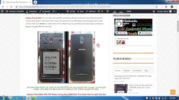 Walton Primo EM2 Frp Unlock Reset Done File Android 8 1 30MB Only 100% Tested