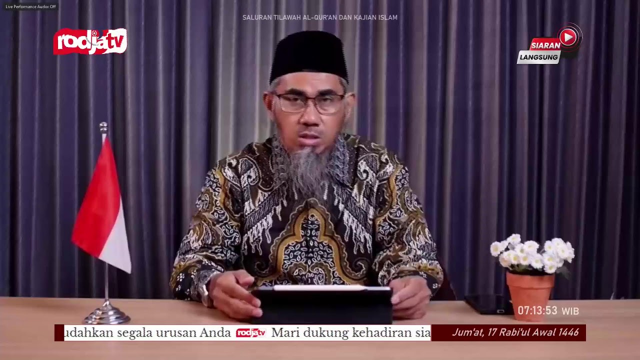 ⁣[LIVE] Ustadz Dr Muhammad Nur Ihsan | Amalan Hati