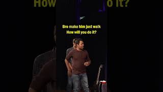 When an audience member wanted to tickle me for an improv scene | @mervynrozz1158