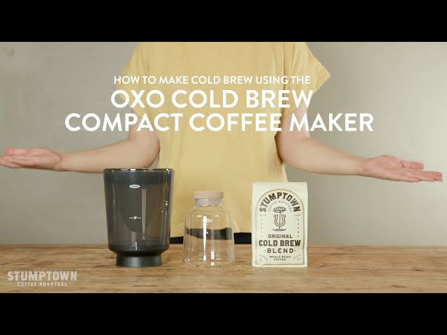 How to use OXO Compact Cold Brew Coffee Maker 