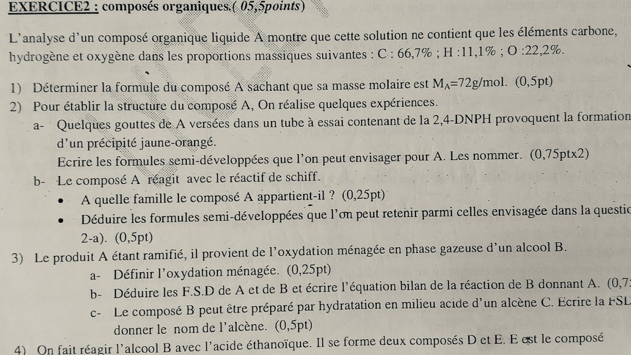 ACIDES CARBOXYLIQUES(1ère S/TleS) : réaction d'estérification 