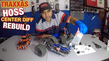 Rebuilding the center diff on Traxxas Hoss #traxxasrc