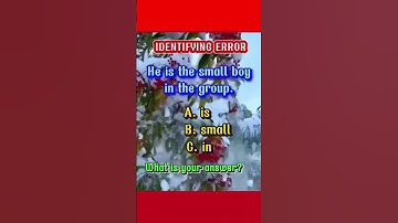 Identifying Error #quiztime #asmr #motivation #learn #vocabulary #english #learnenglish #learning