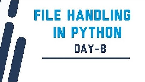 File Handling in Python | Day-8 | deleting record from binary file | seek() and tell() method