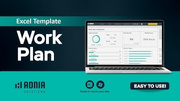 Work Plan Excel Template | Organize Tasks, Timelines & Responsibilities