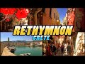 RETHYMNON Old Town - Crete - Greece (4K)