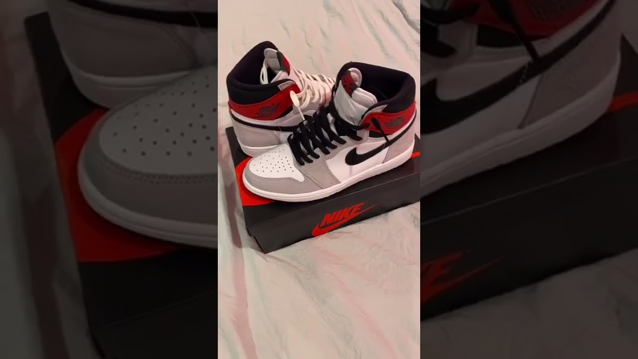 unboxing Air Jordan 1 High OG AJ1 Smoke Grey  555088 126,cop or drop?