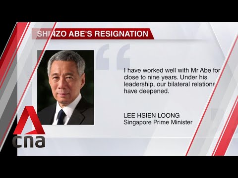 Singapore's PM Lee wishes Japanese counterpart Shinzo Abe a good recovery