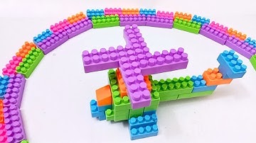 Satisfying DIY Lego Helicopter /ASMR/ Building Blocks/ Block Game #buildingblocks #lego #asmrsounds
