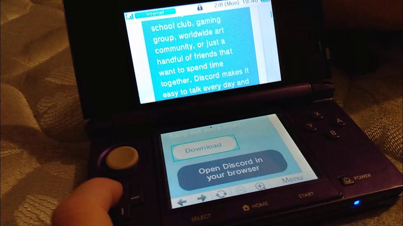 discord on a 3ds YouTube