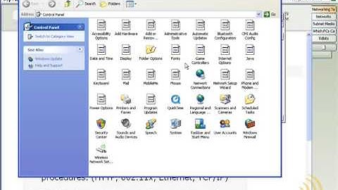Wireless Networking - Change Your IP Address In Windows XP