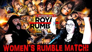 WWE WOMEN'S ROYAL RUMBLE MATCH 2024 LIVE REACTION