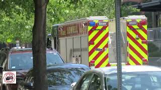 Lowell MA FD E3 L3 & The Rescue Leaving The Training Drill 